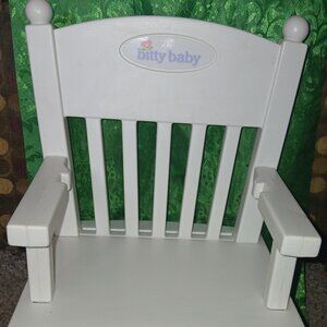 American Girl Bitty Baby White Chair